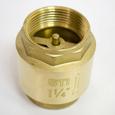 Клапан обратный пружинный STI 32 (латунное уплотнение)